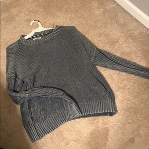 PINK Dark Grey Sweater